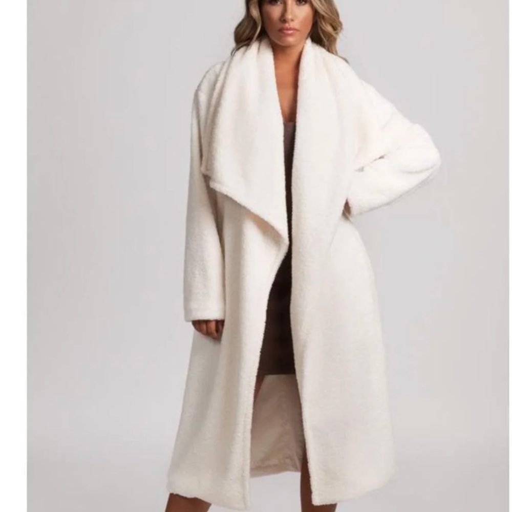 Meshki Long Teddy Coat